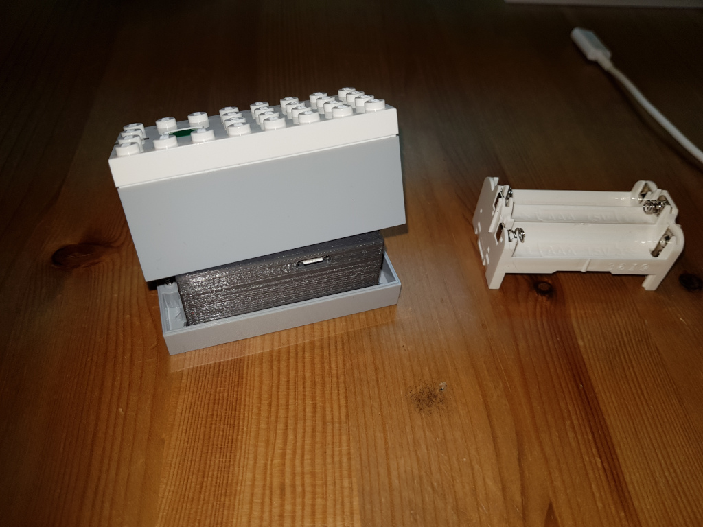 Einbaubei im Powered Up Hub